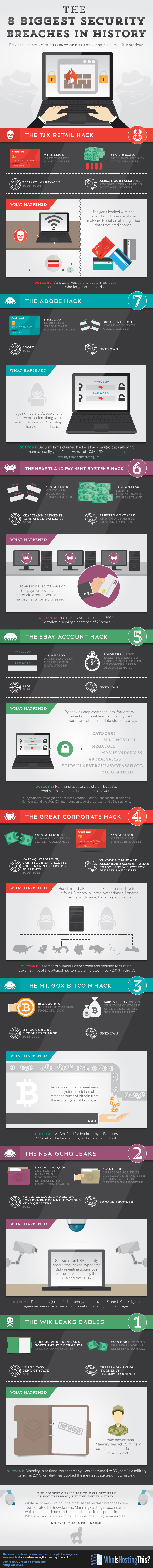 Infographic of Data Breaches