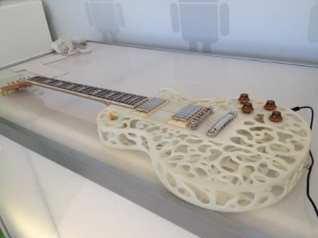 A 3D-printed guitar. Source: on3dprinting.com