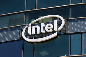 Intel stock price