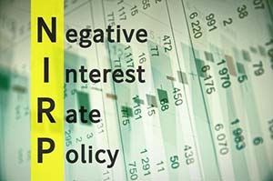 Negative interest rate