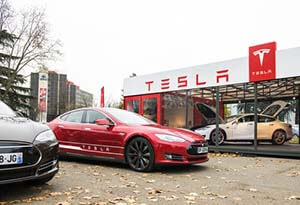 Tesla Motors stock price